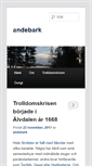 Mobile Screenshot of andebark.se