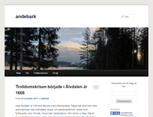Tablet Screenshot of andebark.se